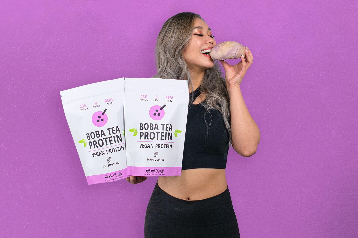 Welcome To Our Taro Vegan Launch!-Boba Tea Protein