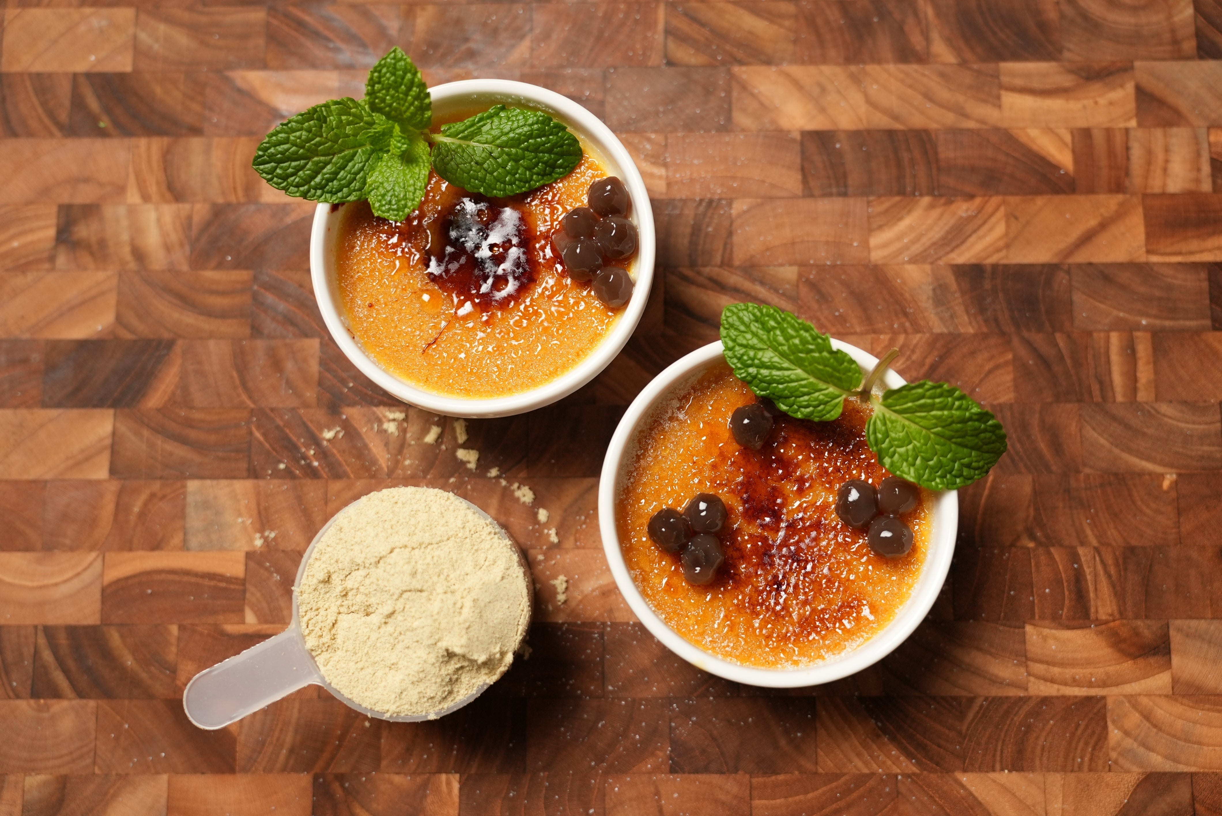 Thai Tea Creme Brulee-Boba Tea Protein