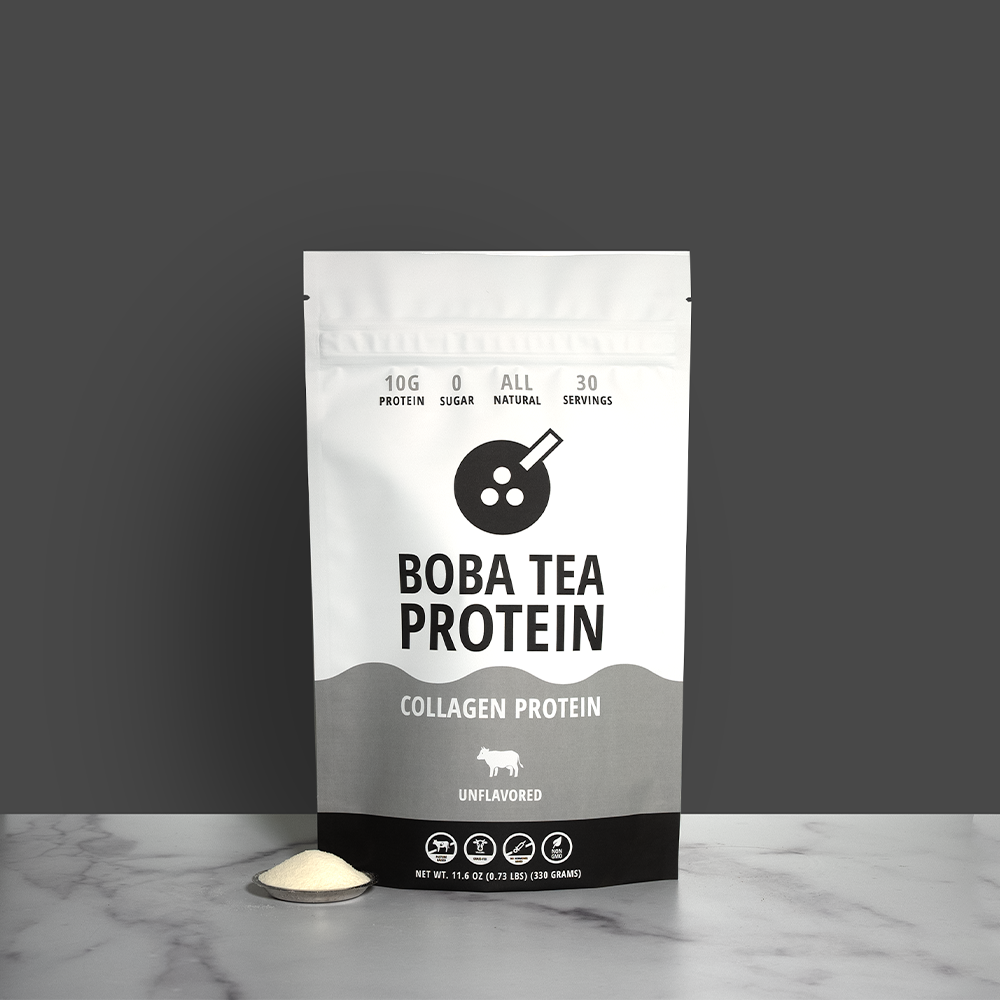 Unflavored Collagen-Boba Tea Protein