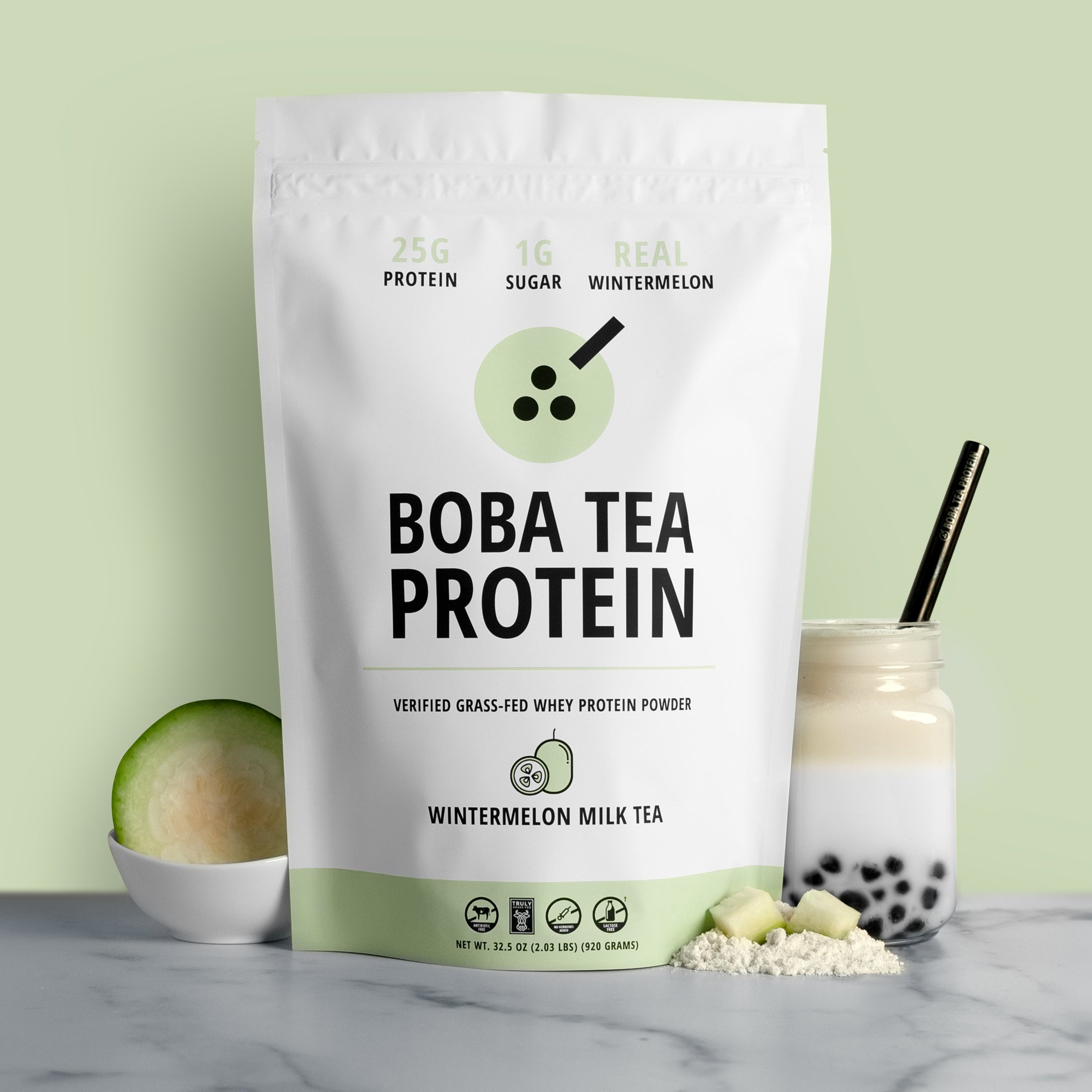 Wintermelon Milk Tea Whey Protein-Boba Tea Protein