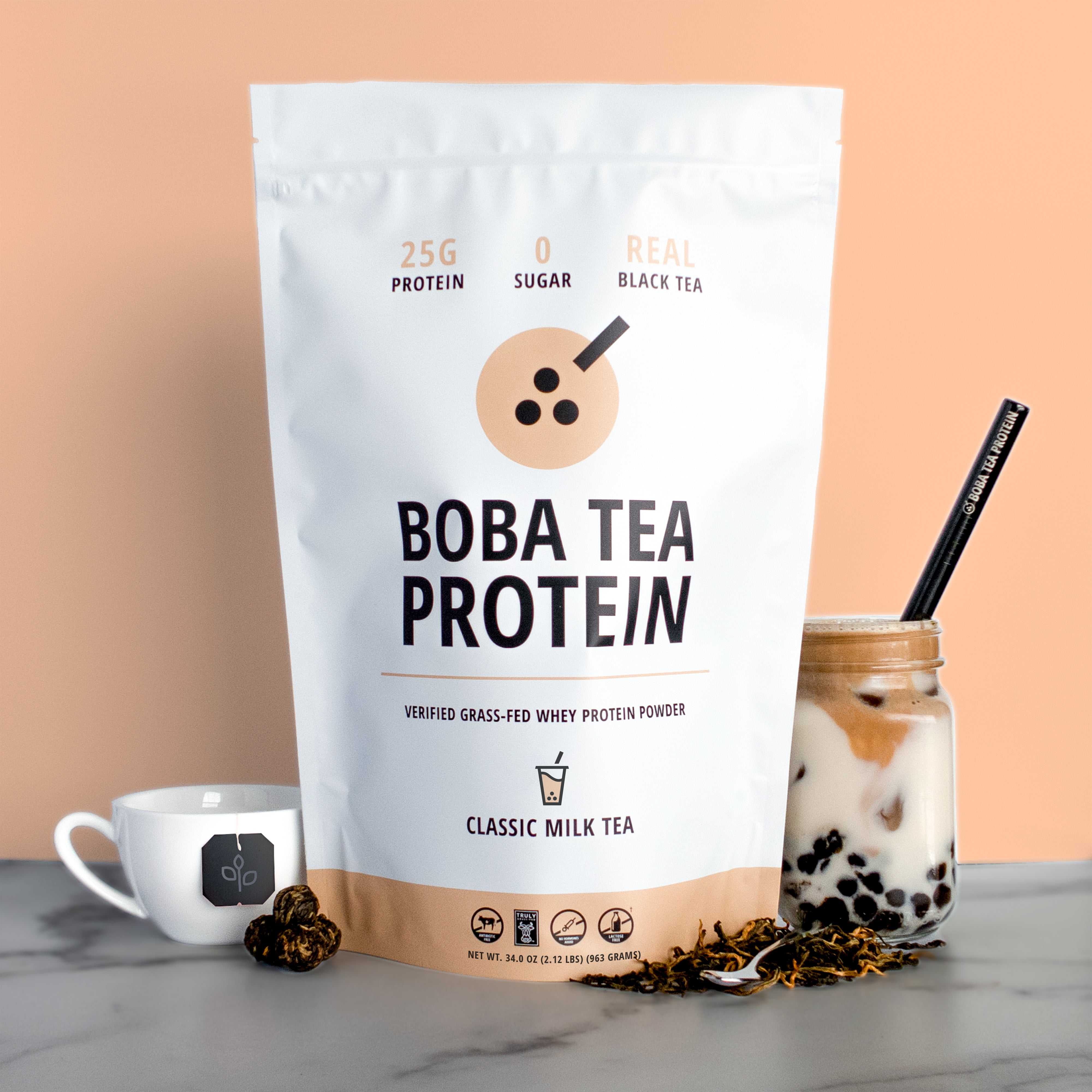 Classic Milk Tea Whey Protein-Boba Tea Protein