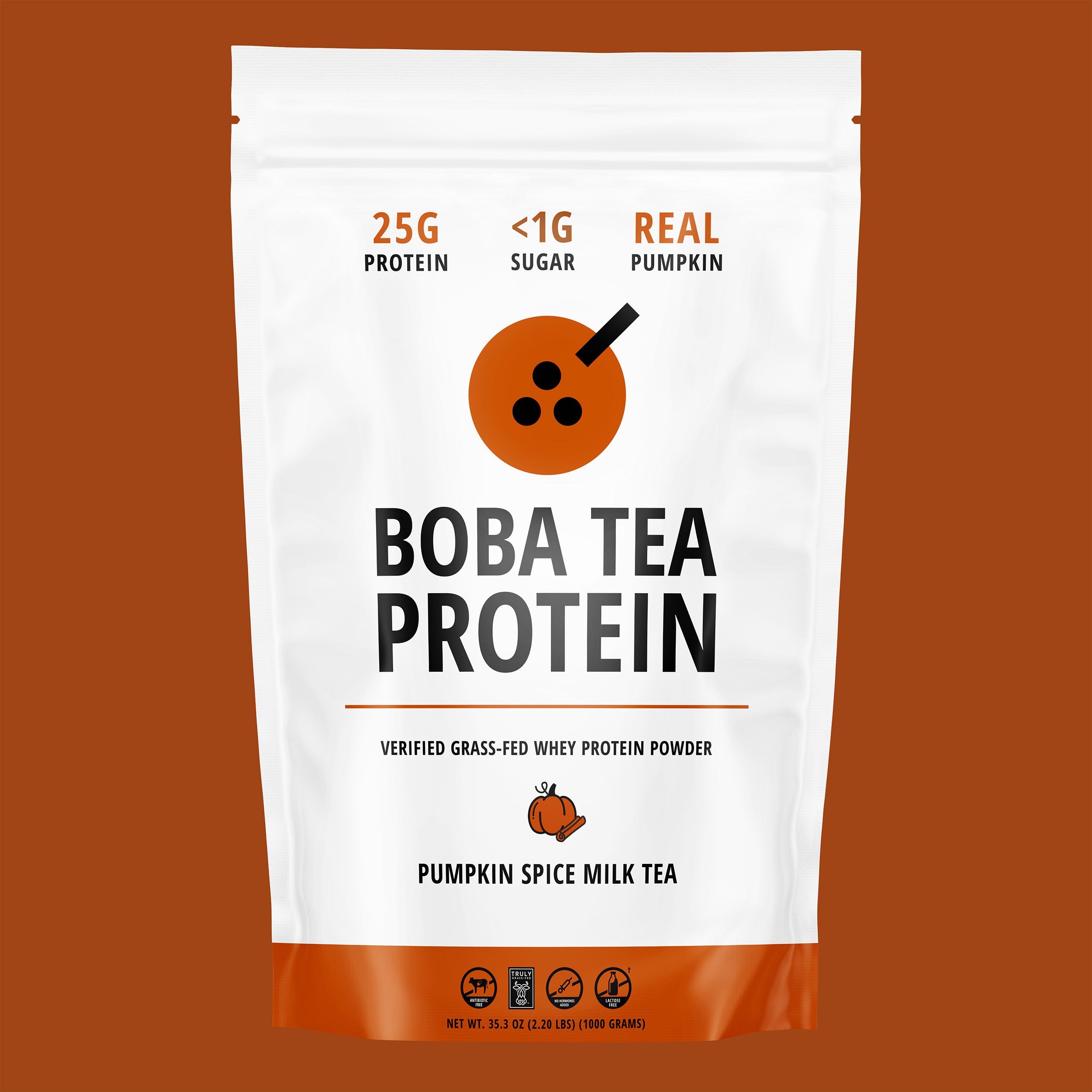 Pumpkin Spice Milk Tea