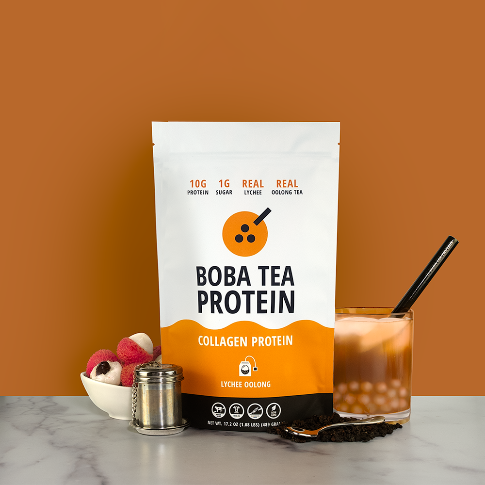 Lychee Oolong Collagen-Boba Tea Protein