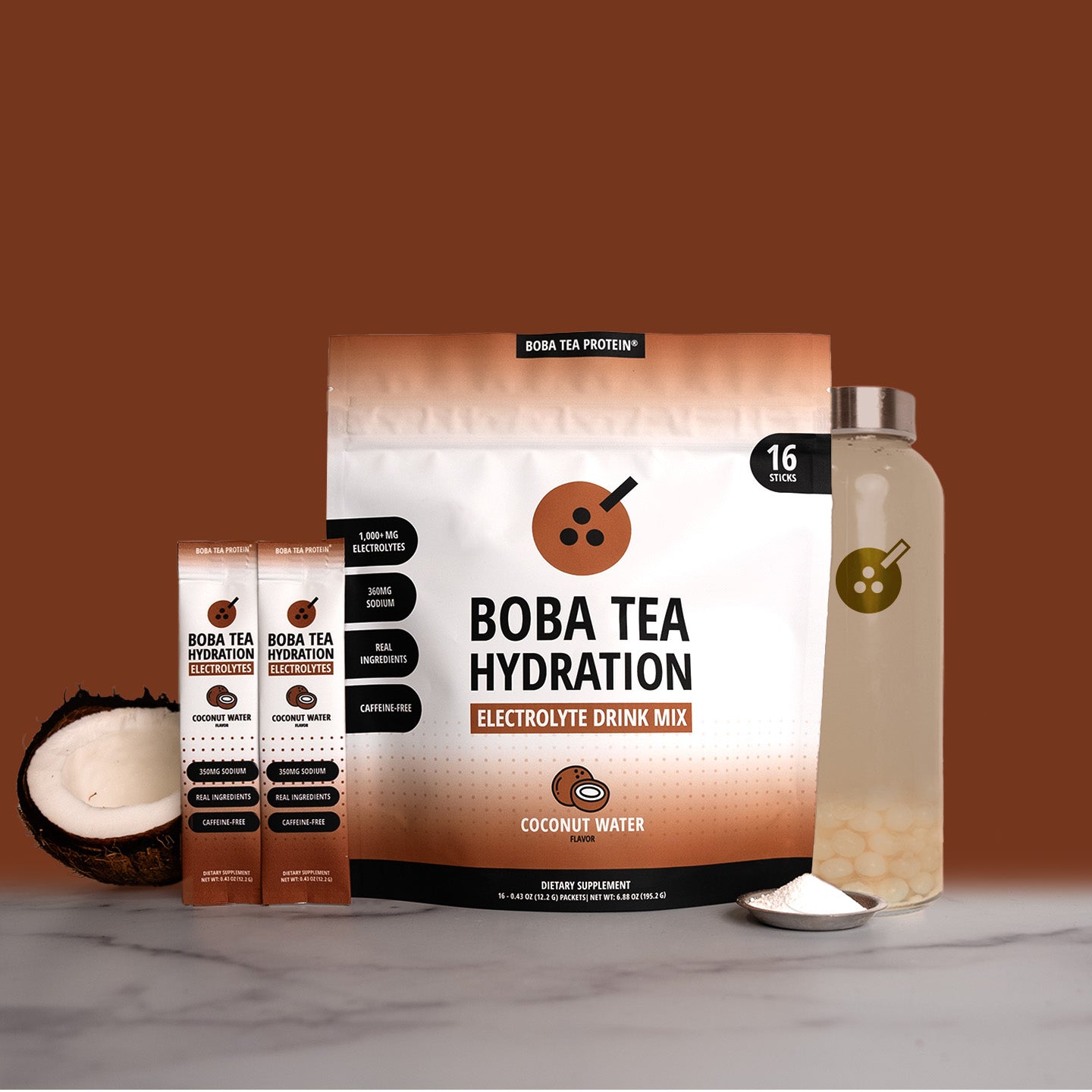 Coconut Water Hydration-Boba Tea Protein