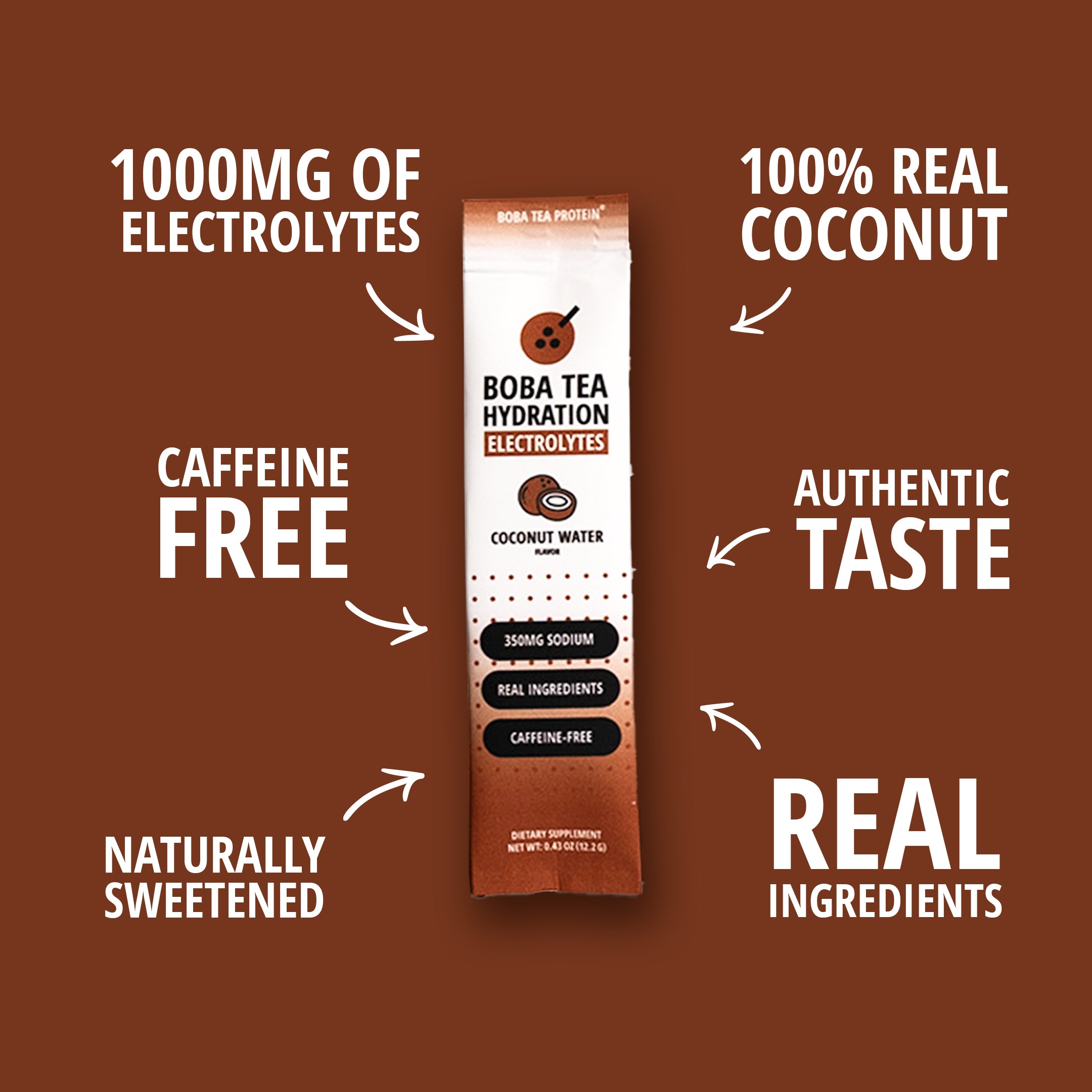Coconut Water Hydration-Boba Tea Protein