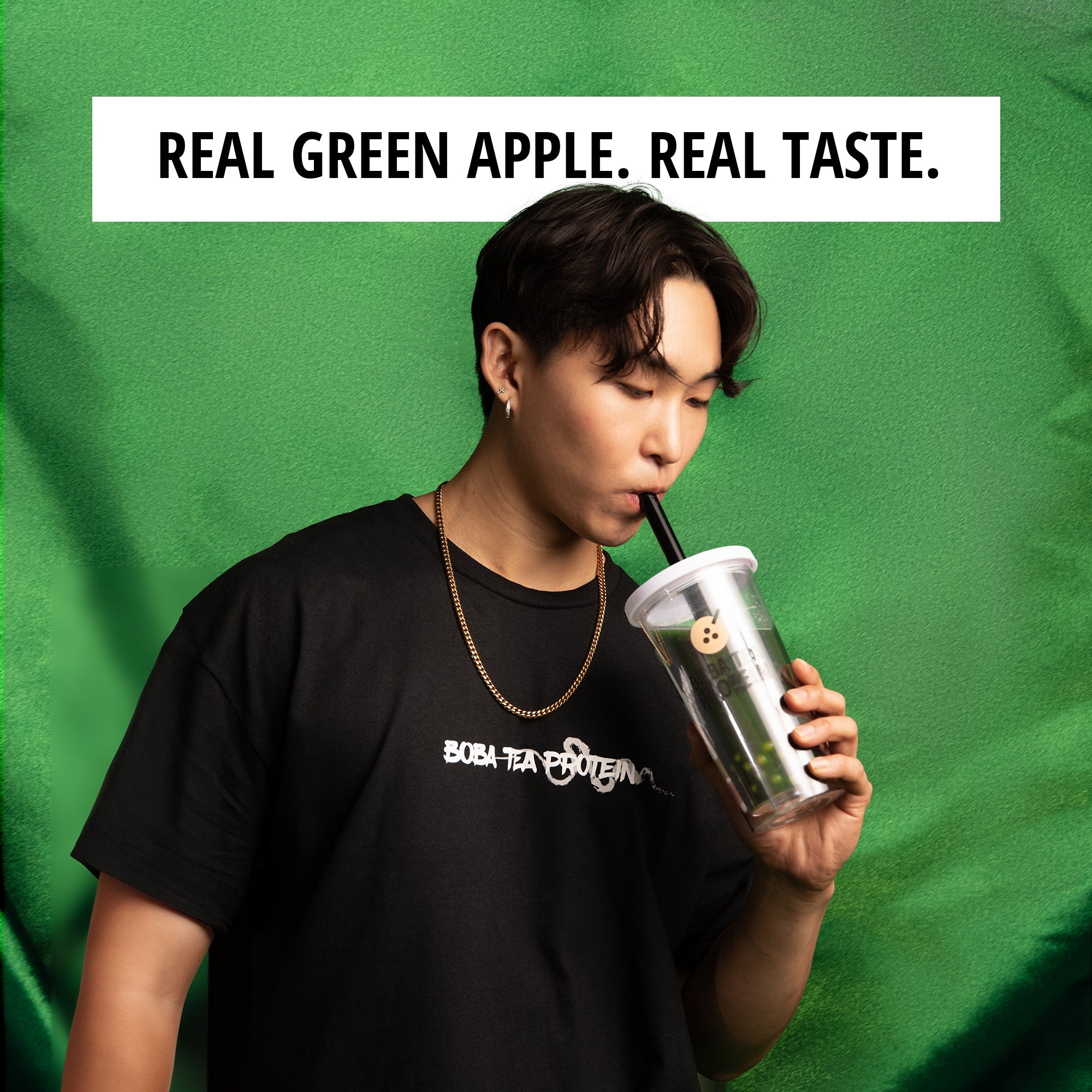Green Apple Tea Greens-Boba Tea Protein