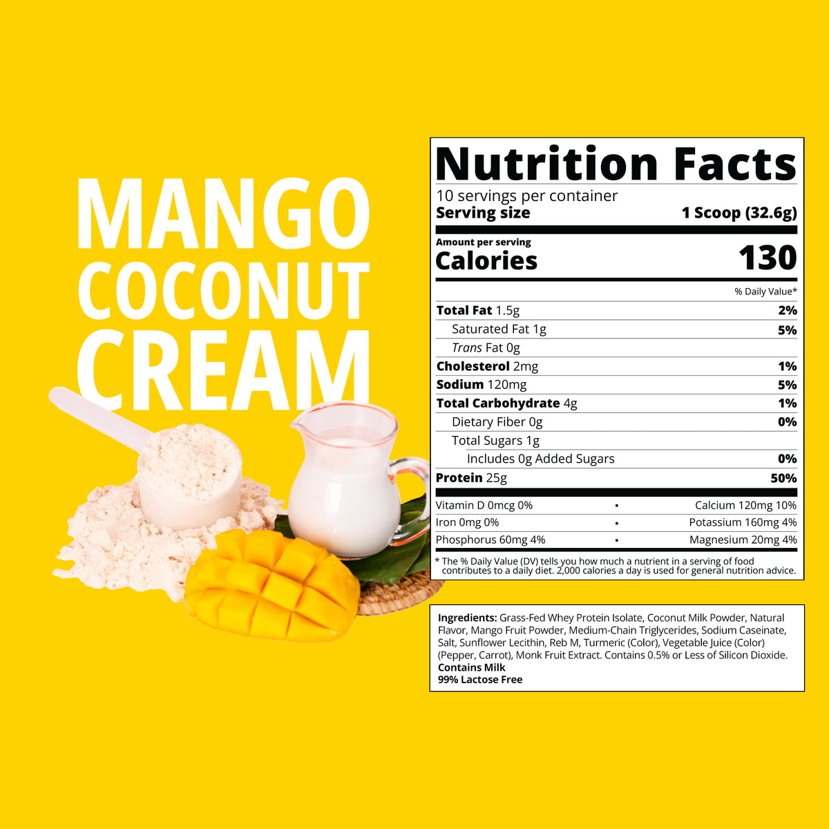 Mango Coconut Cream Whey Protein