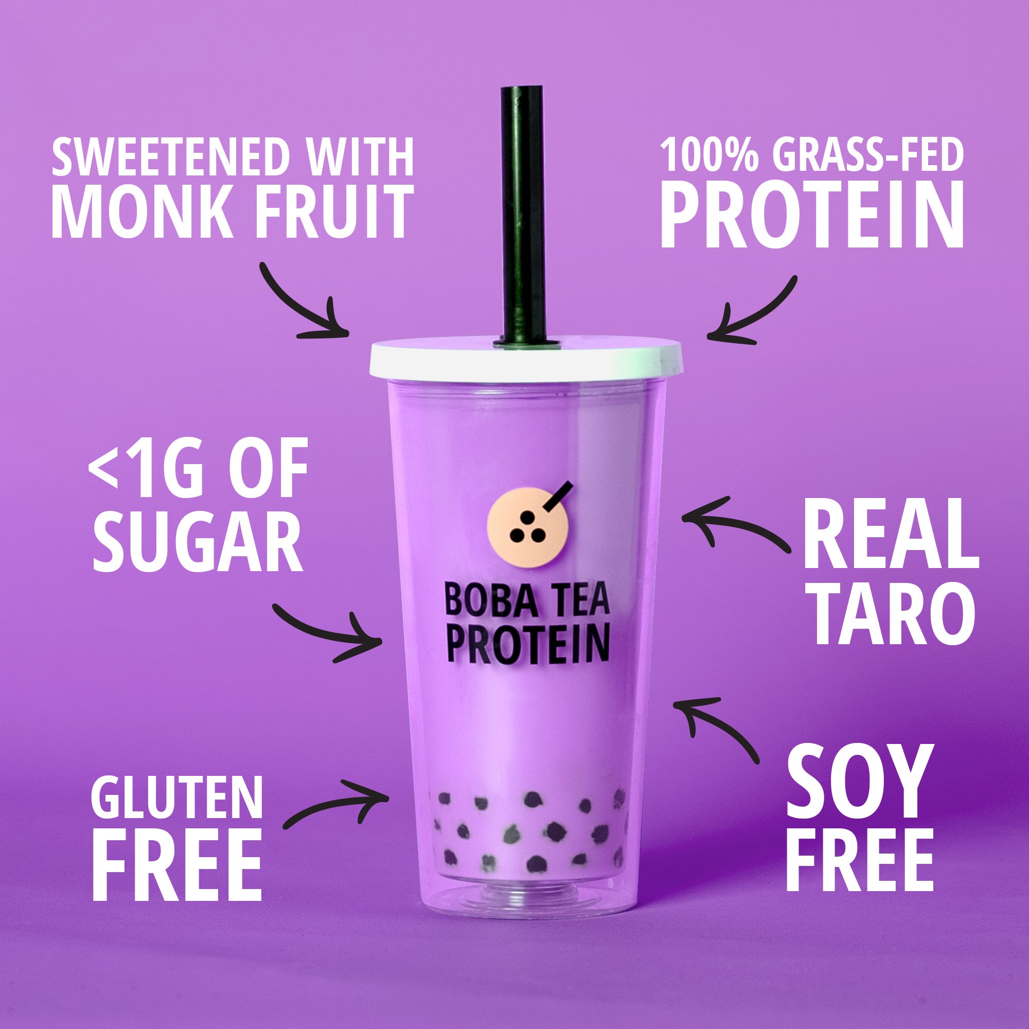 Taro Milk Tea Whey Protein-Boba Tea Protein