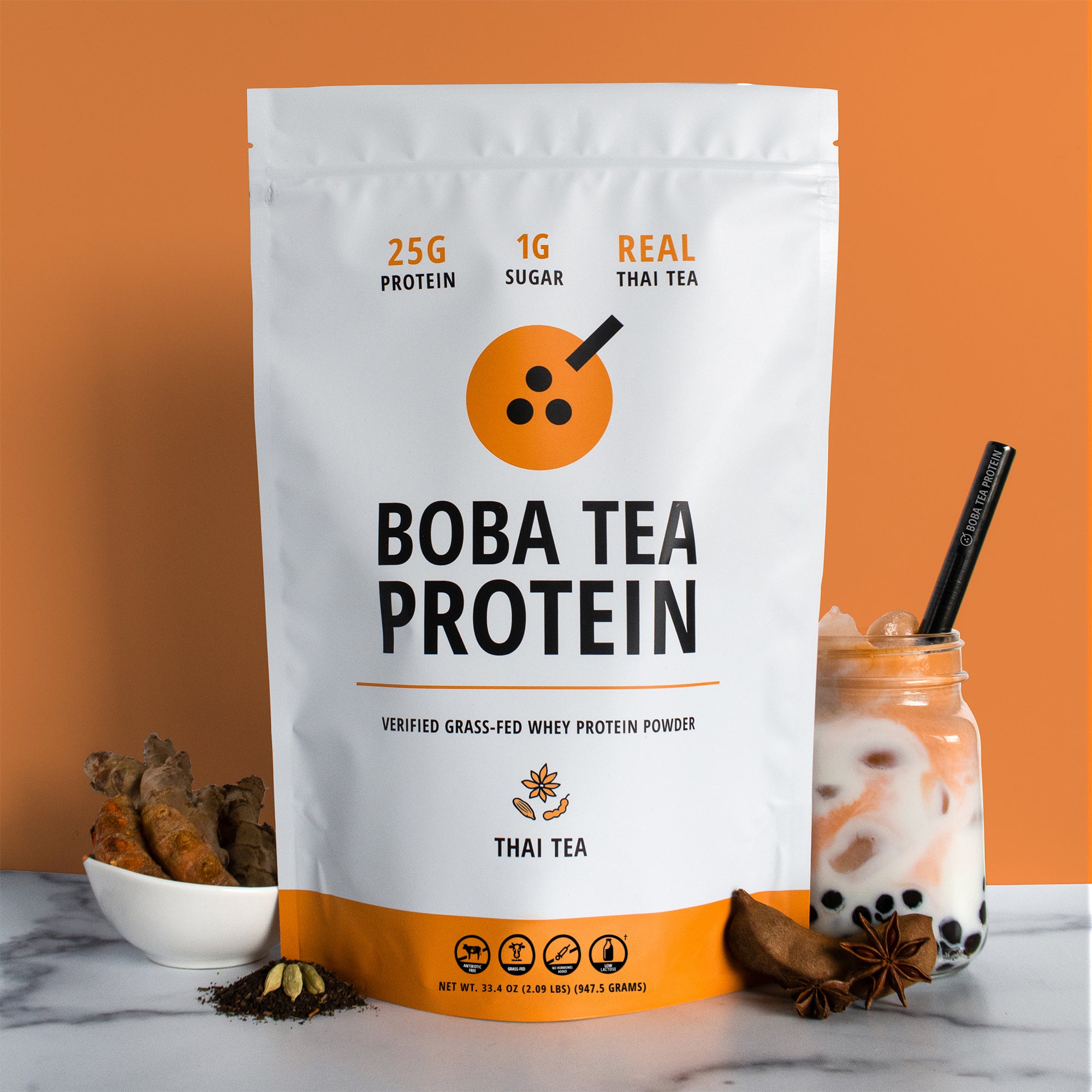 Thai Tea Whey Protein-Boba Tea Protein