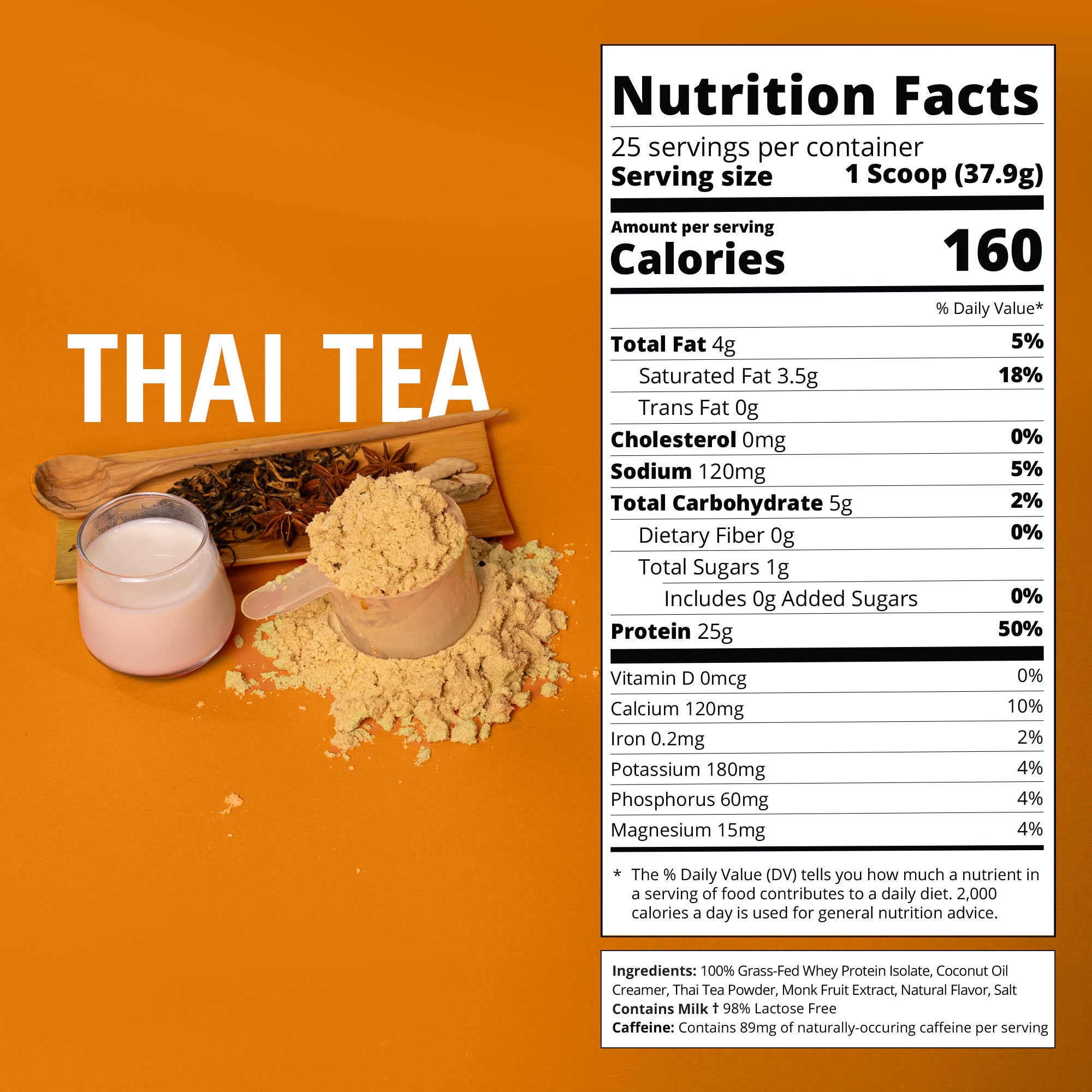Thai Tea Whey Protein-Boba Tea Protein