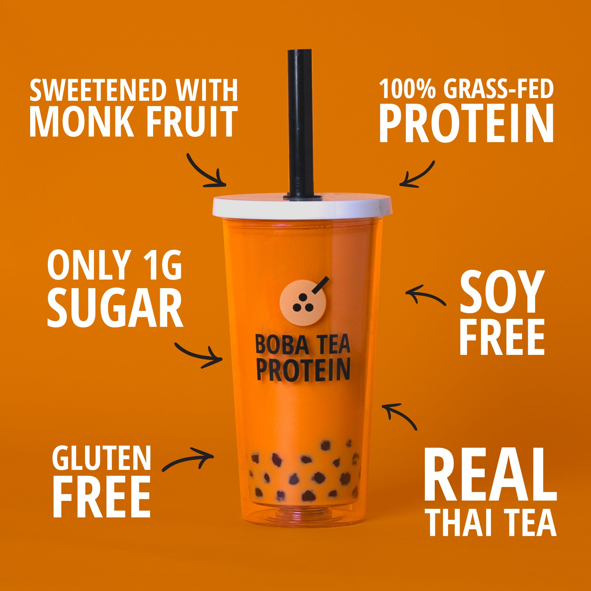 Thai Tea Whey Protein-Boba Tea Protein