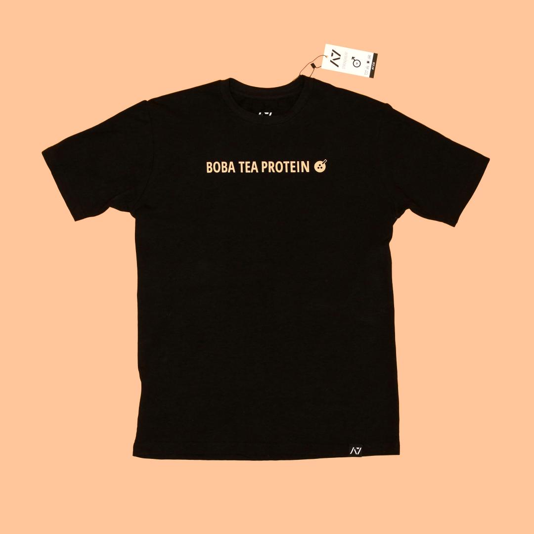 Boba Tea Protein x A7 Intl - Men's Bar Grip Shirt | Small Logo-Boba Tea Protein