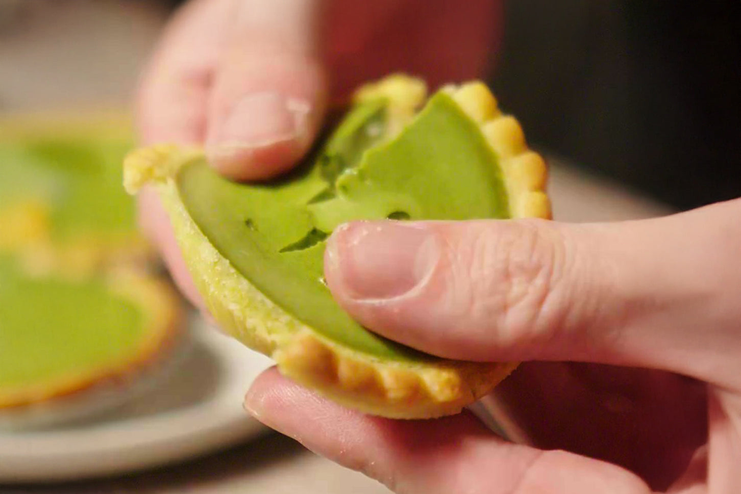 Matcha Egg Tart