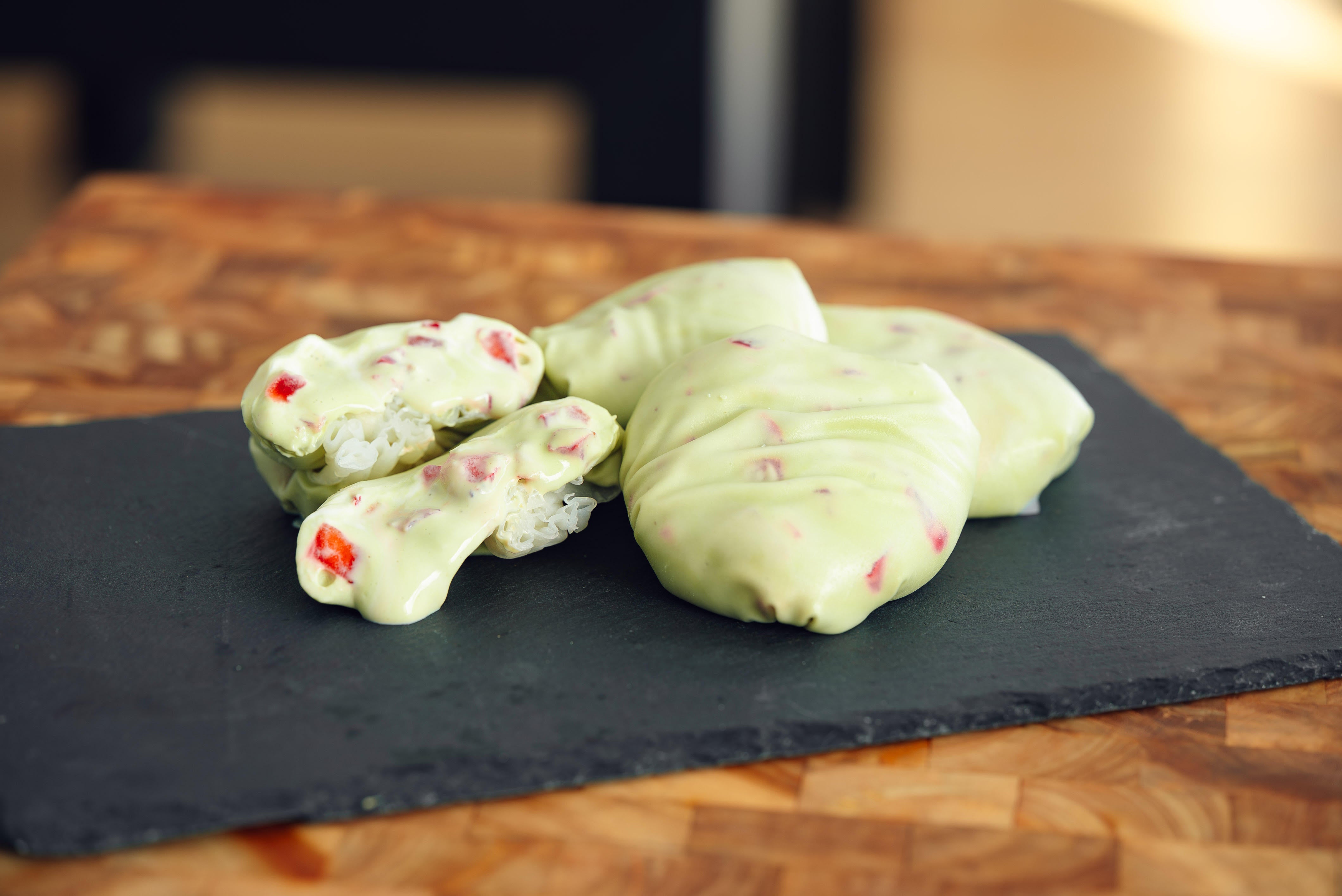 Green Tea Rice Paper Mochi