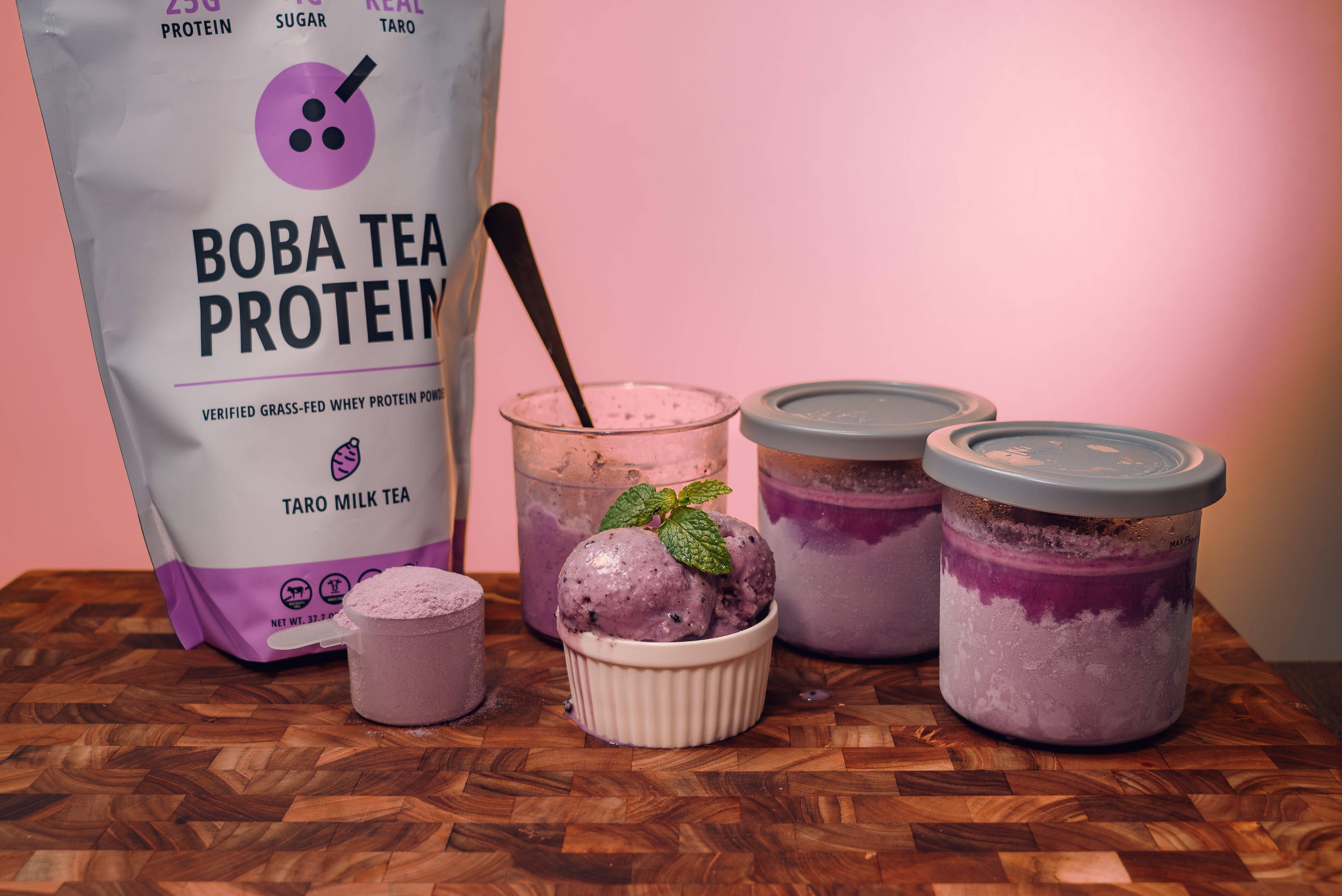 Taro Protein Ice Cream