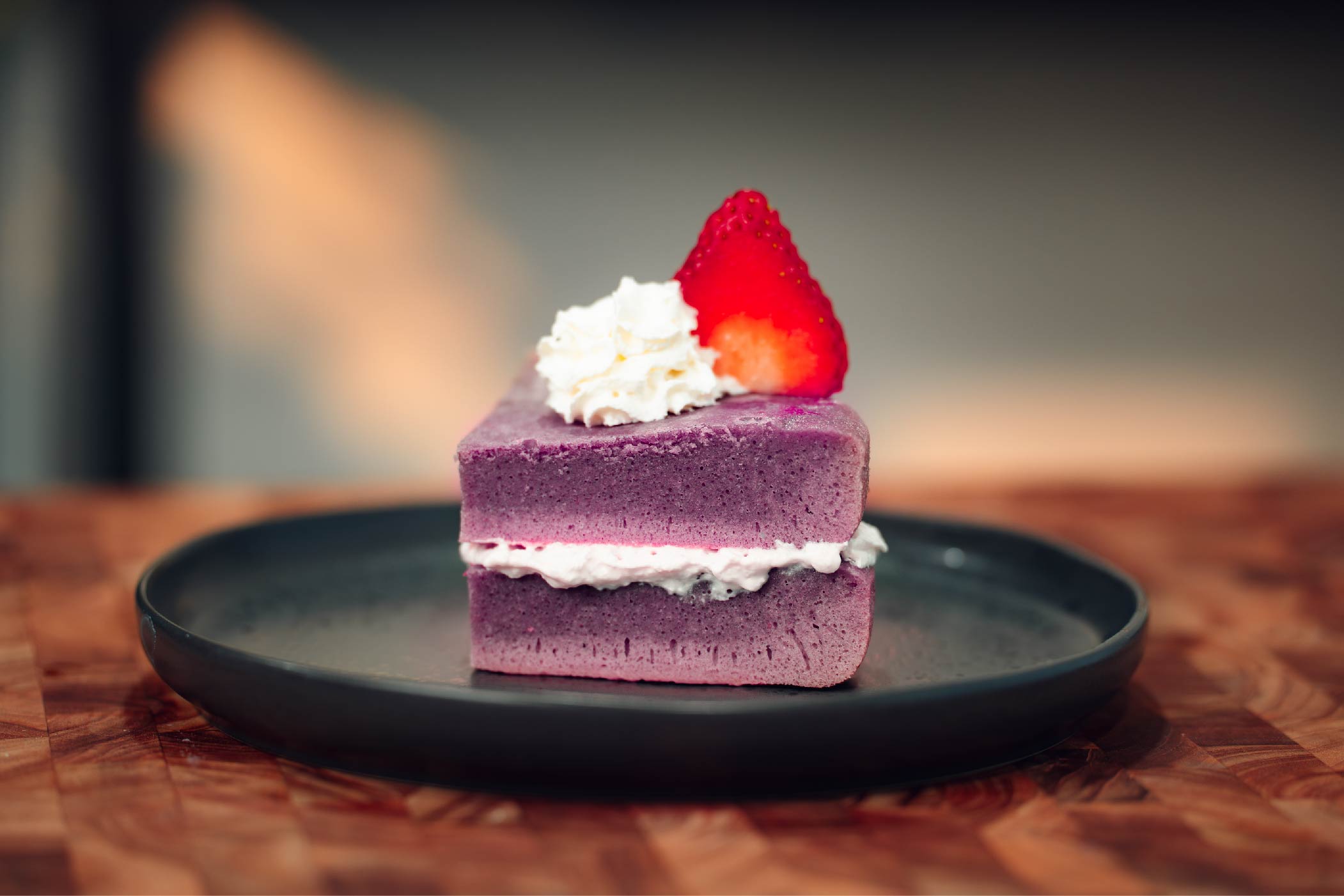 Taro Rice Cooker Sponge Cake-Boba Tea Protein