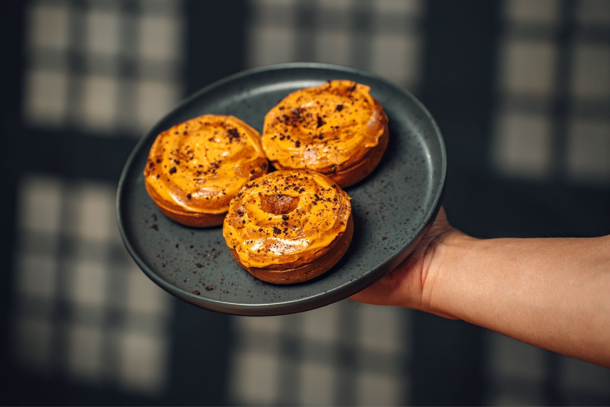 Thai Tea Donuts