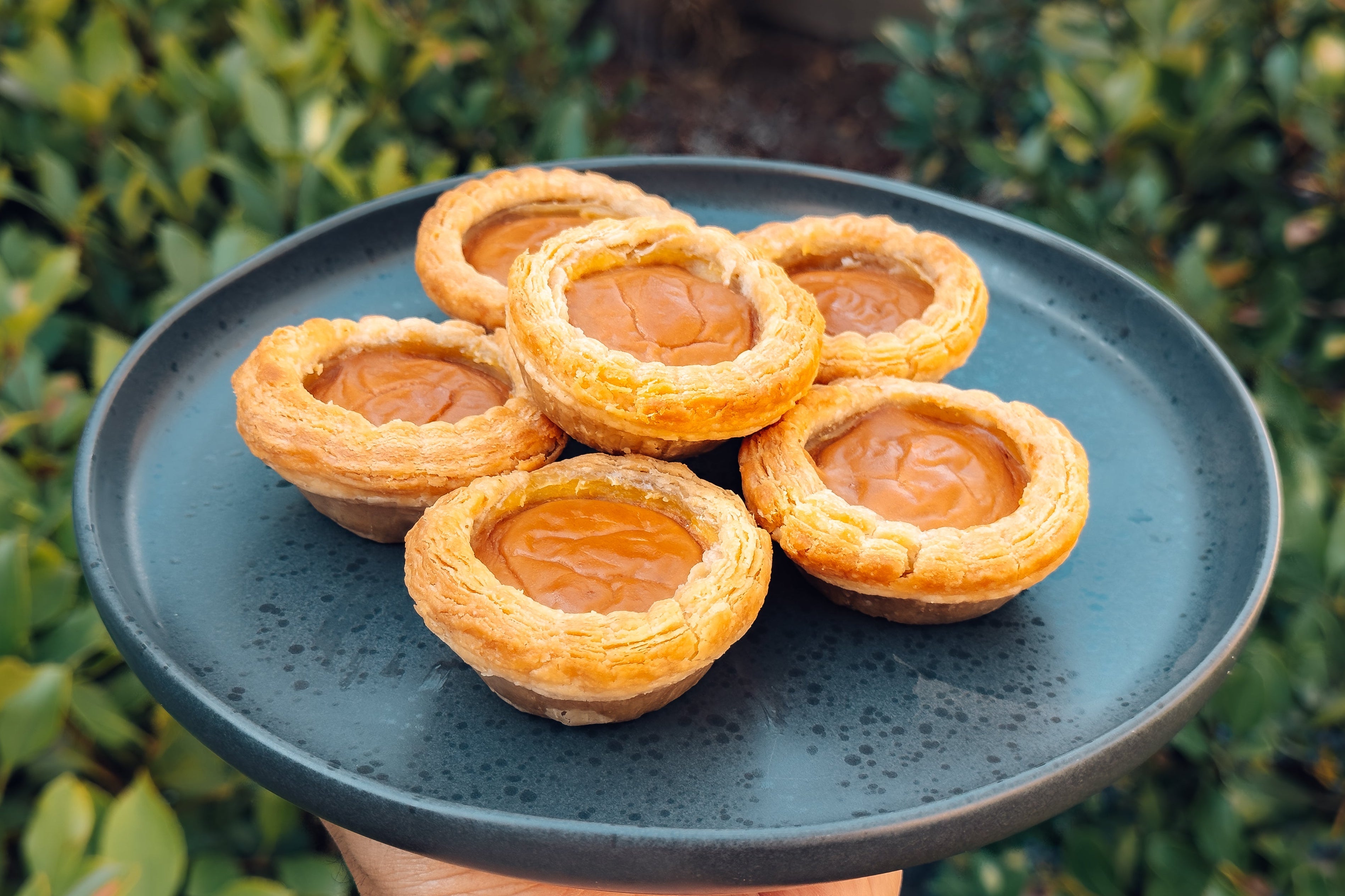 Thai Tea Egg Tarts