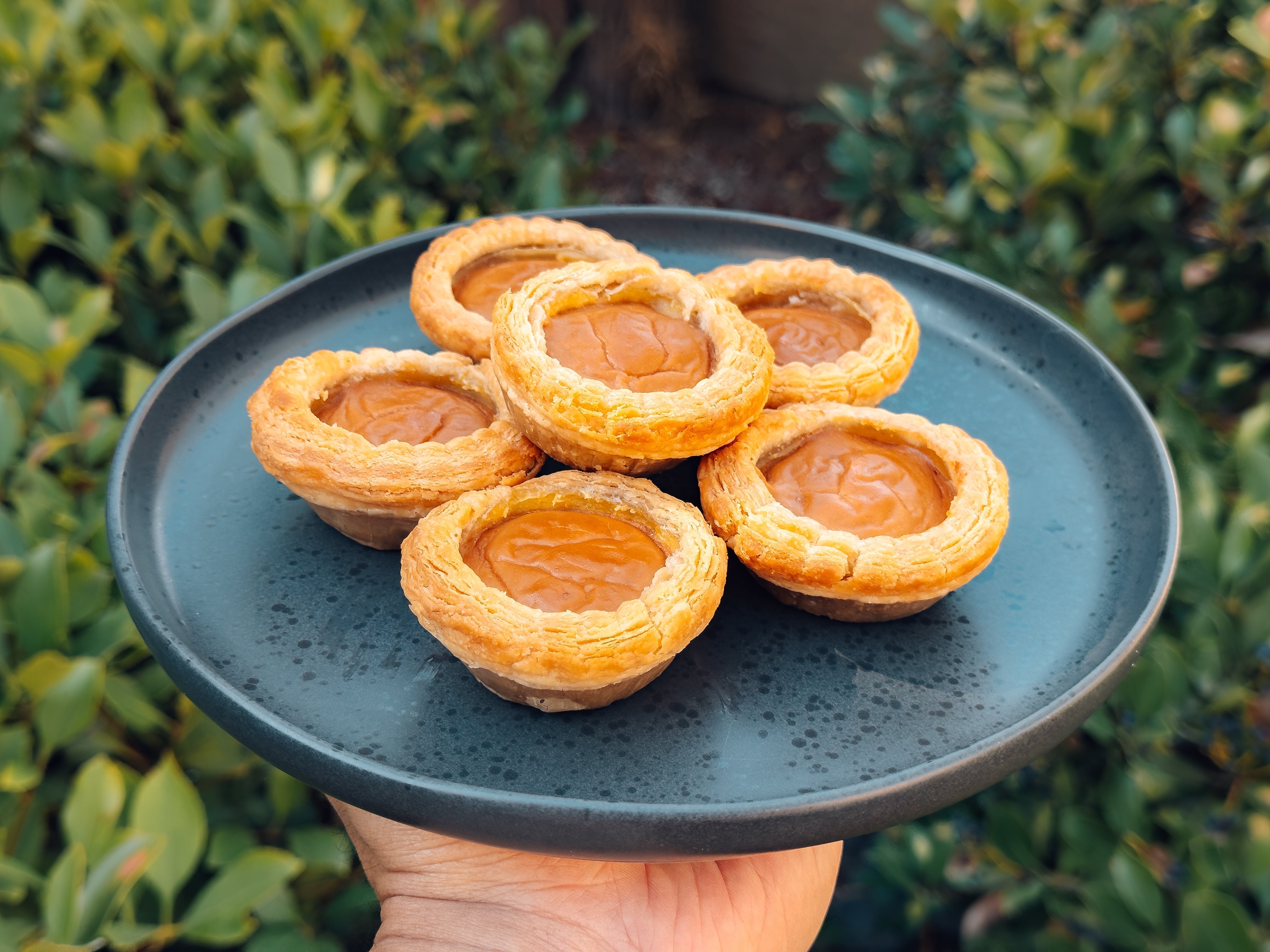 Thai Tea Egg Tarts