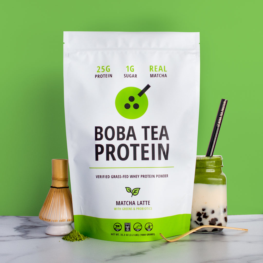 Matcha Latte Protein Powder – Boba Tea Protein