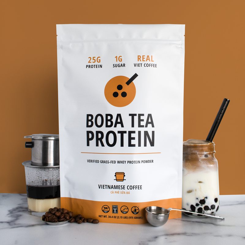 Vietnamese Coffee Protein Powder Boba Tea Protein firsttime-eatery-menu-burgers-boba-milk-tea-silog