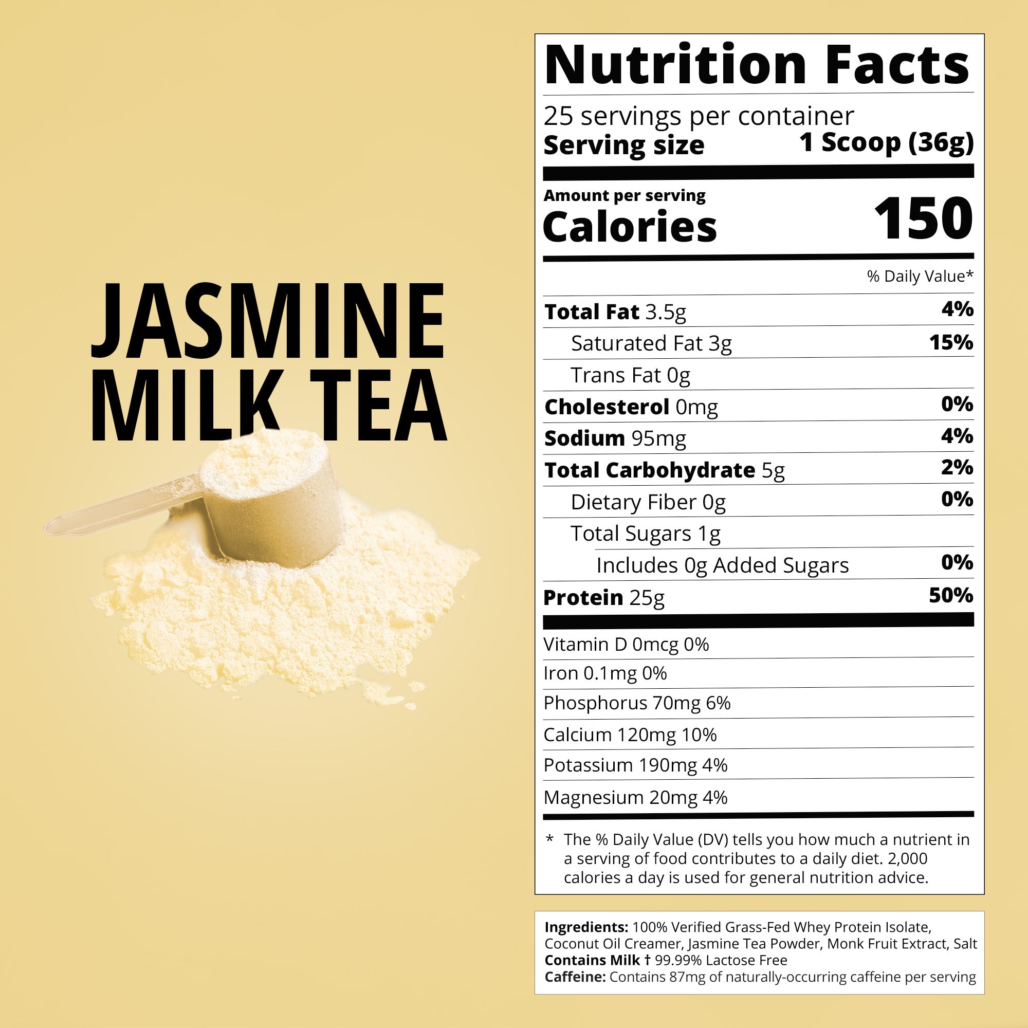 Jasmine Milk Tea Whey Protein