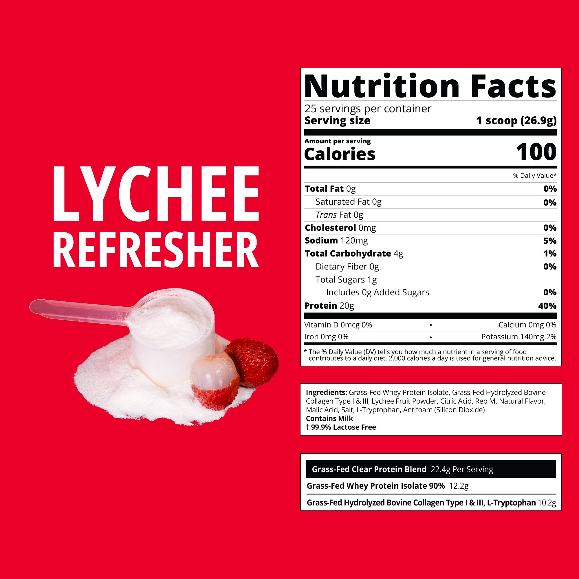 Lychee Refresher Clear Protein
