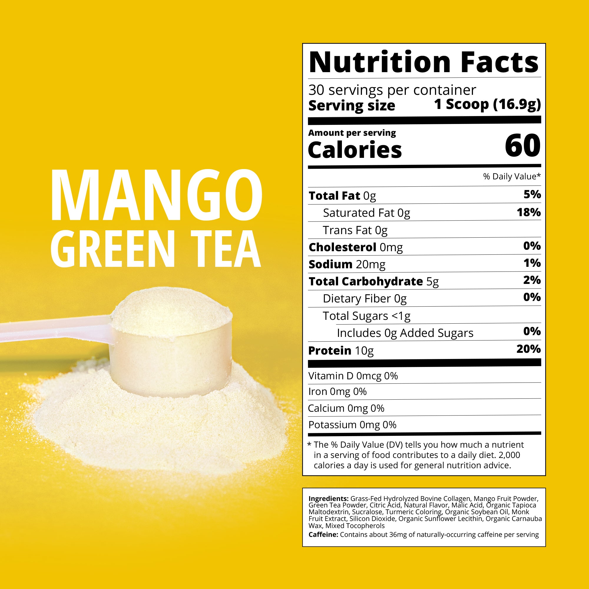 Mango Green Tea Collagen