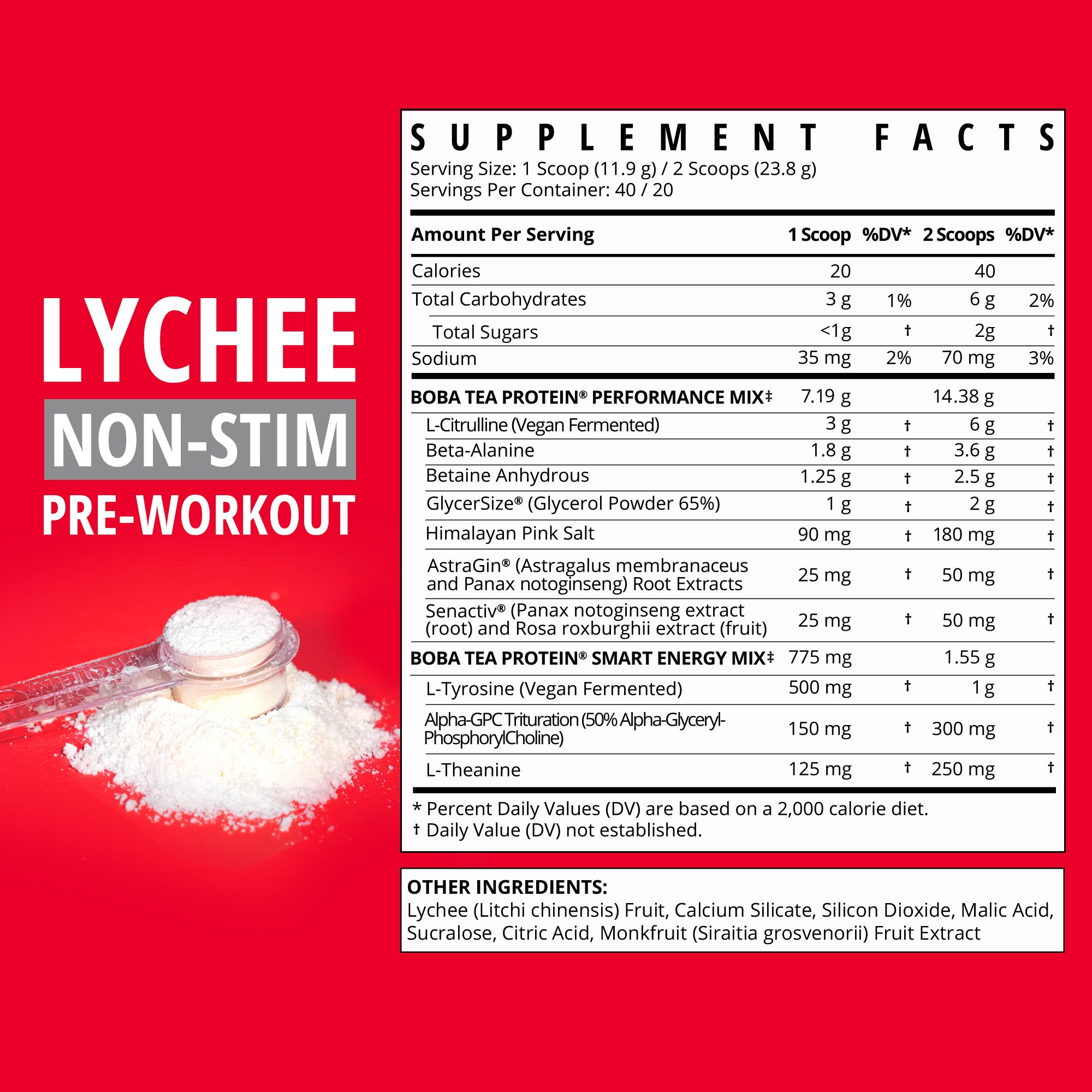 Lychee Non-Stim Pre-Workout