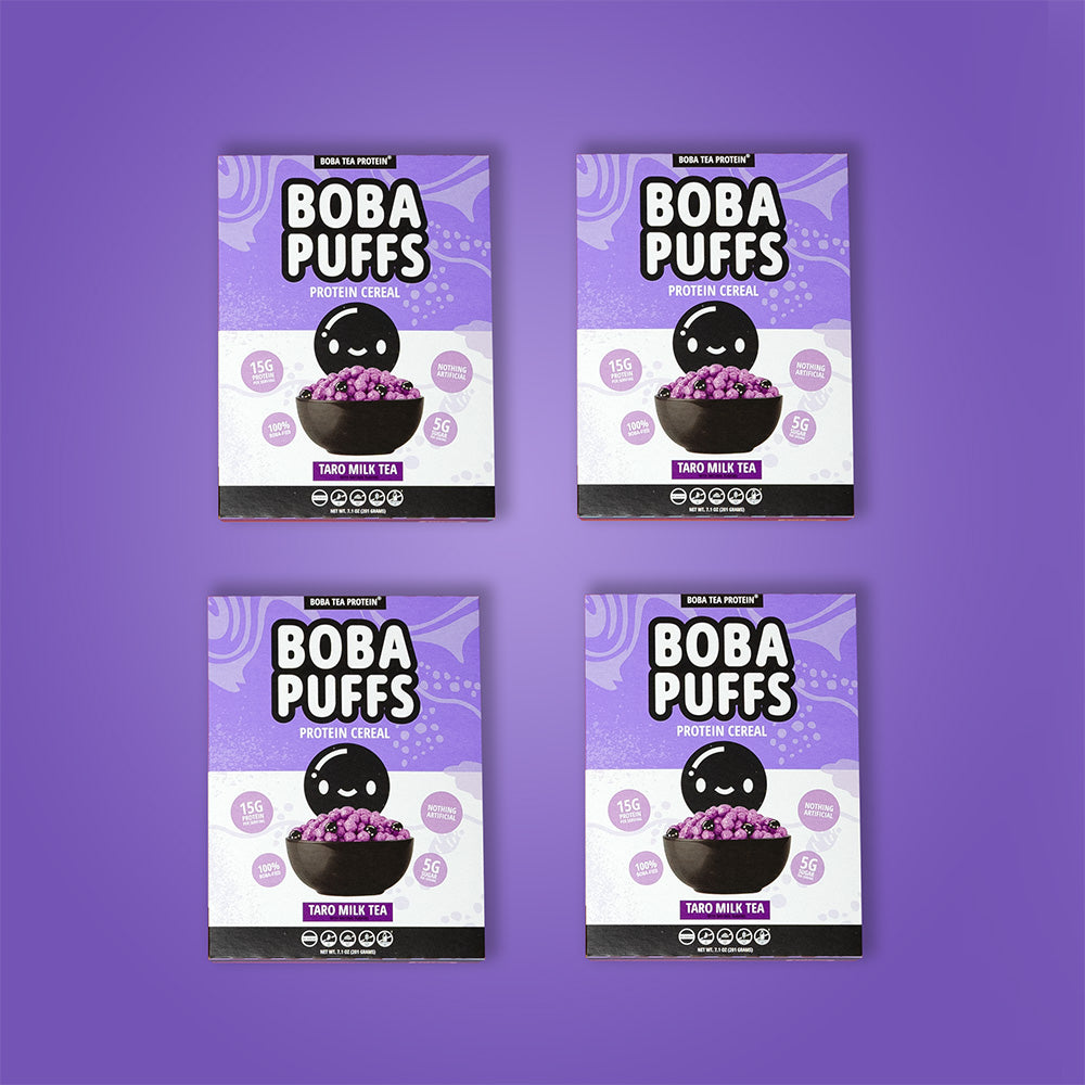 Taro Boba Puffs 4-Pack