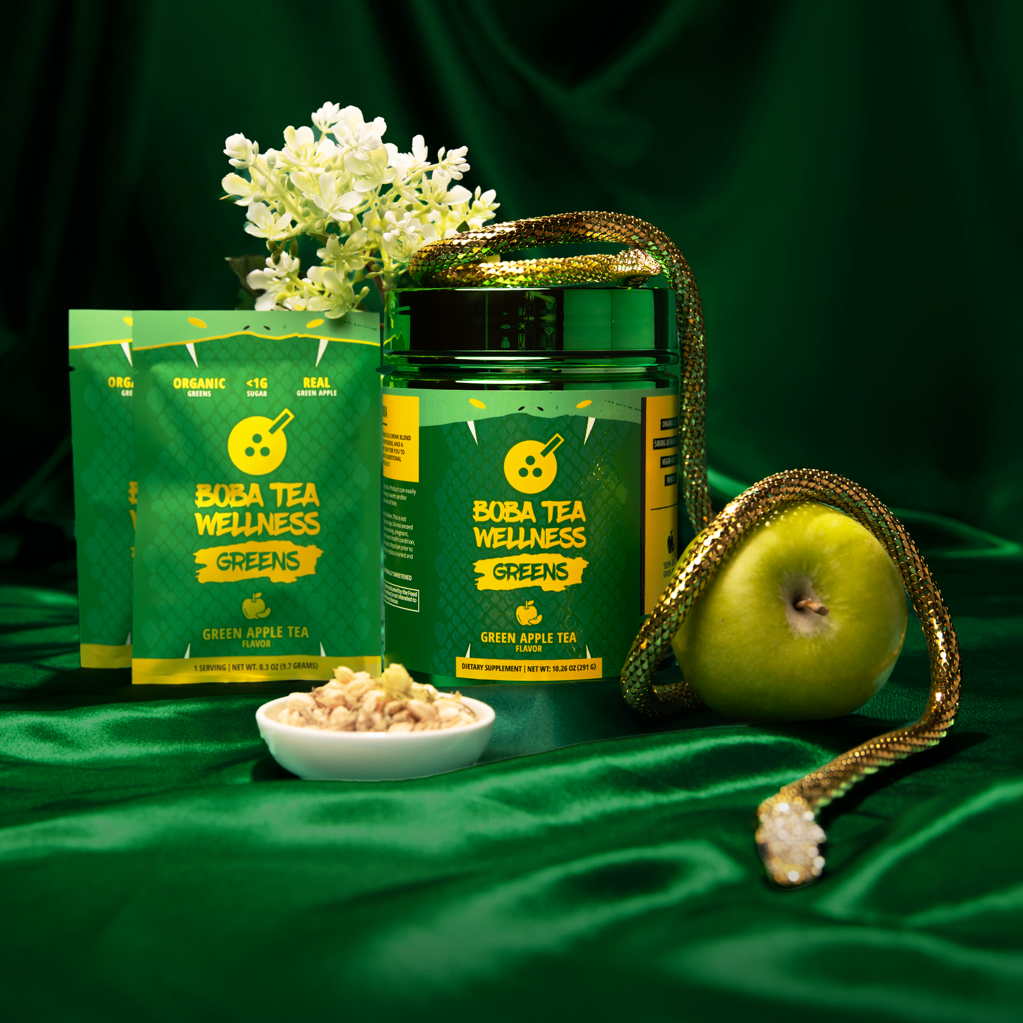 Green Apple Tea Greens Bundle