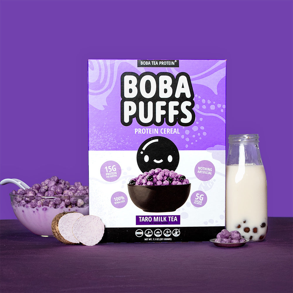 Taro Boba Puffs