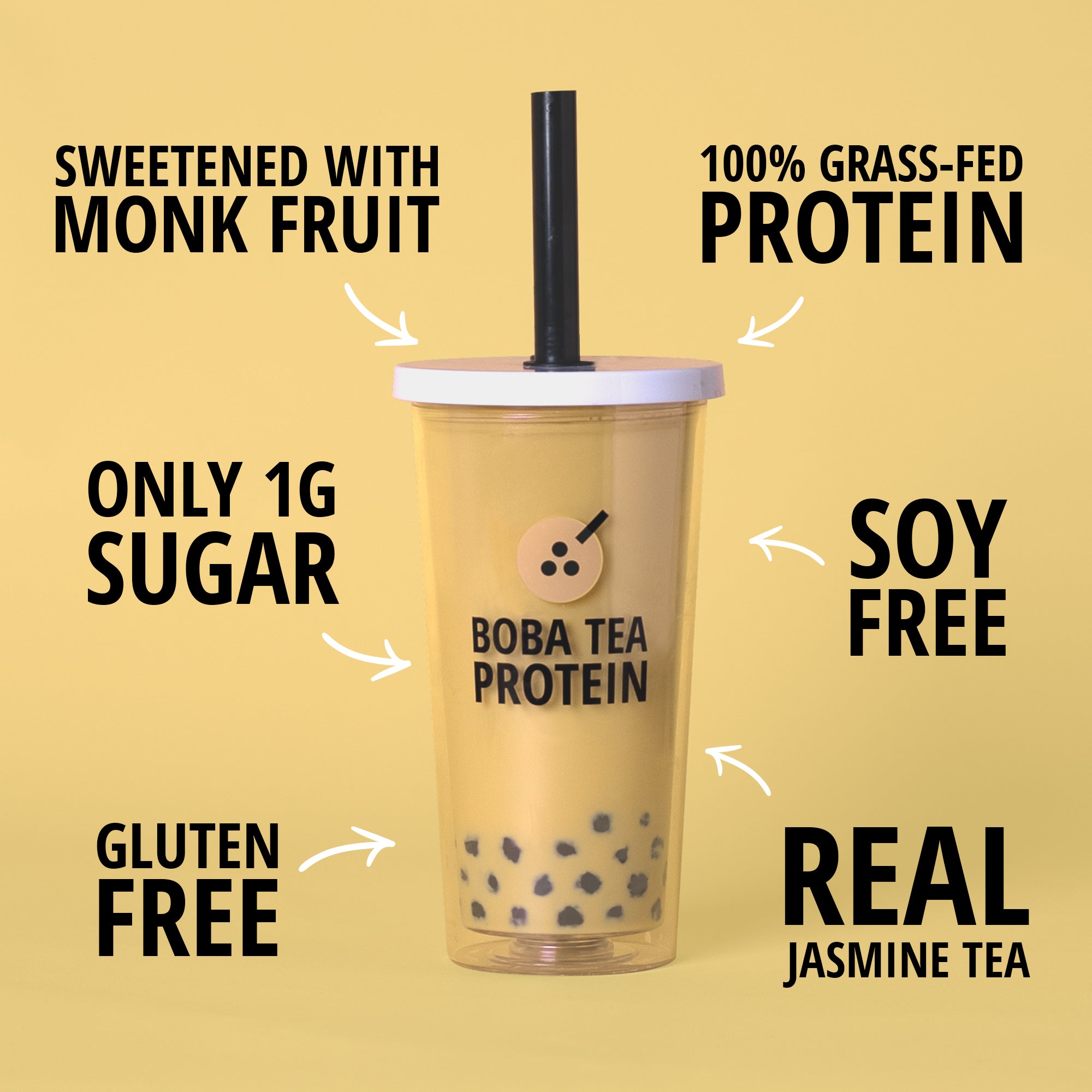 Jasmine Milk Tea Whey Protein-Boba Tea Protein