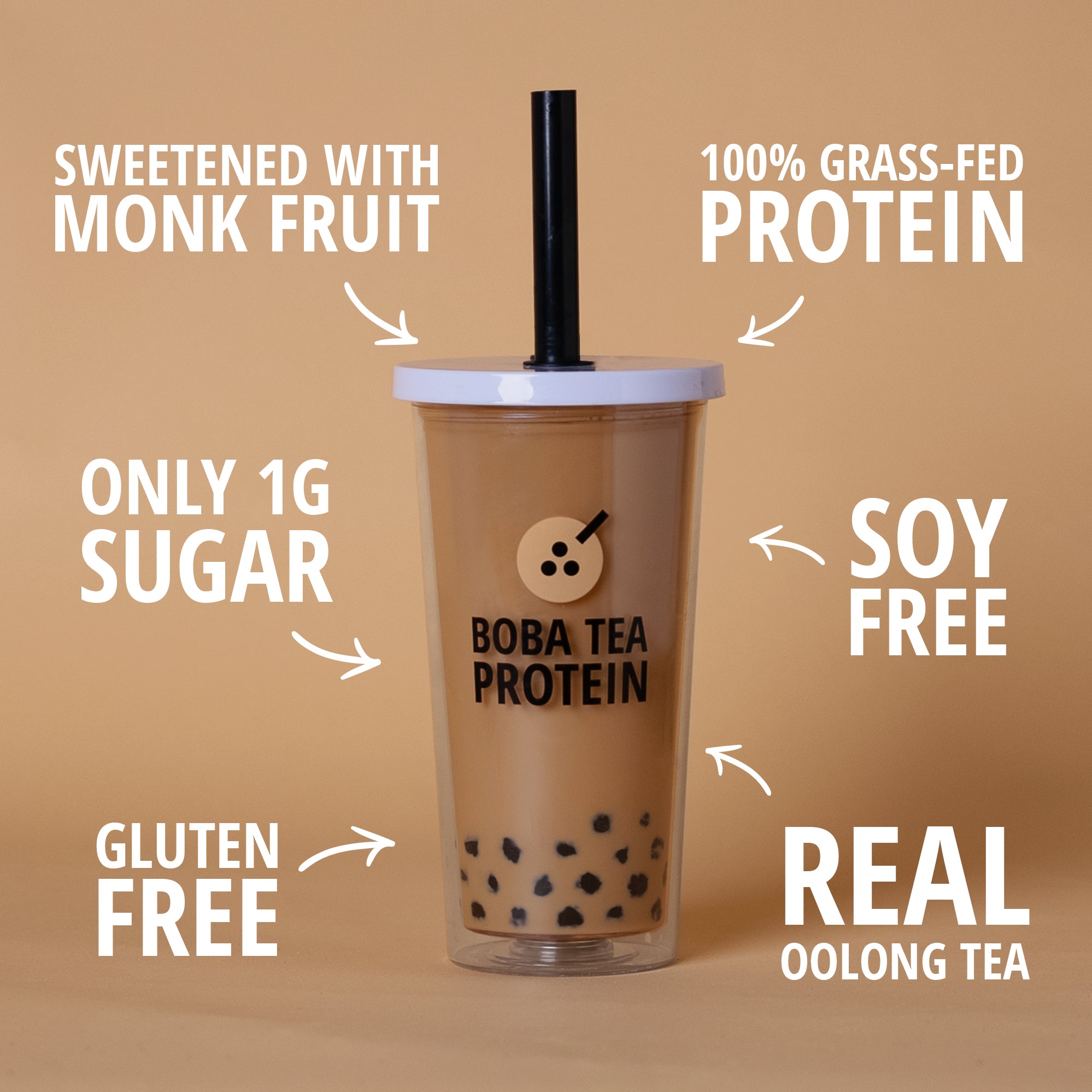 Oolong Milk Tea Whey Protein-Boba Tea Protein