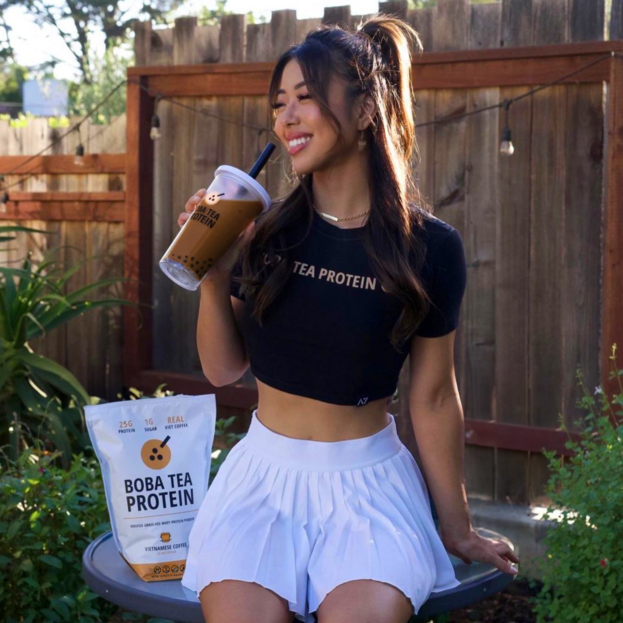 Vietnamese Coffee Whey Protein-Boba Tea Protein