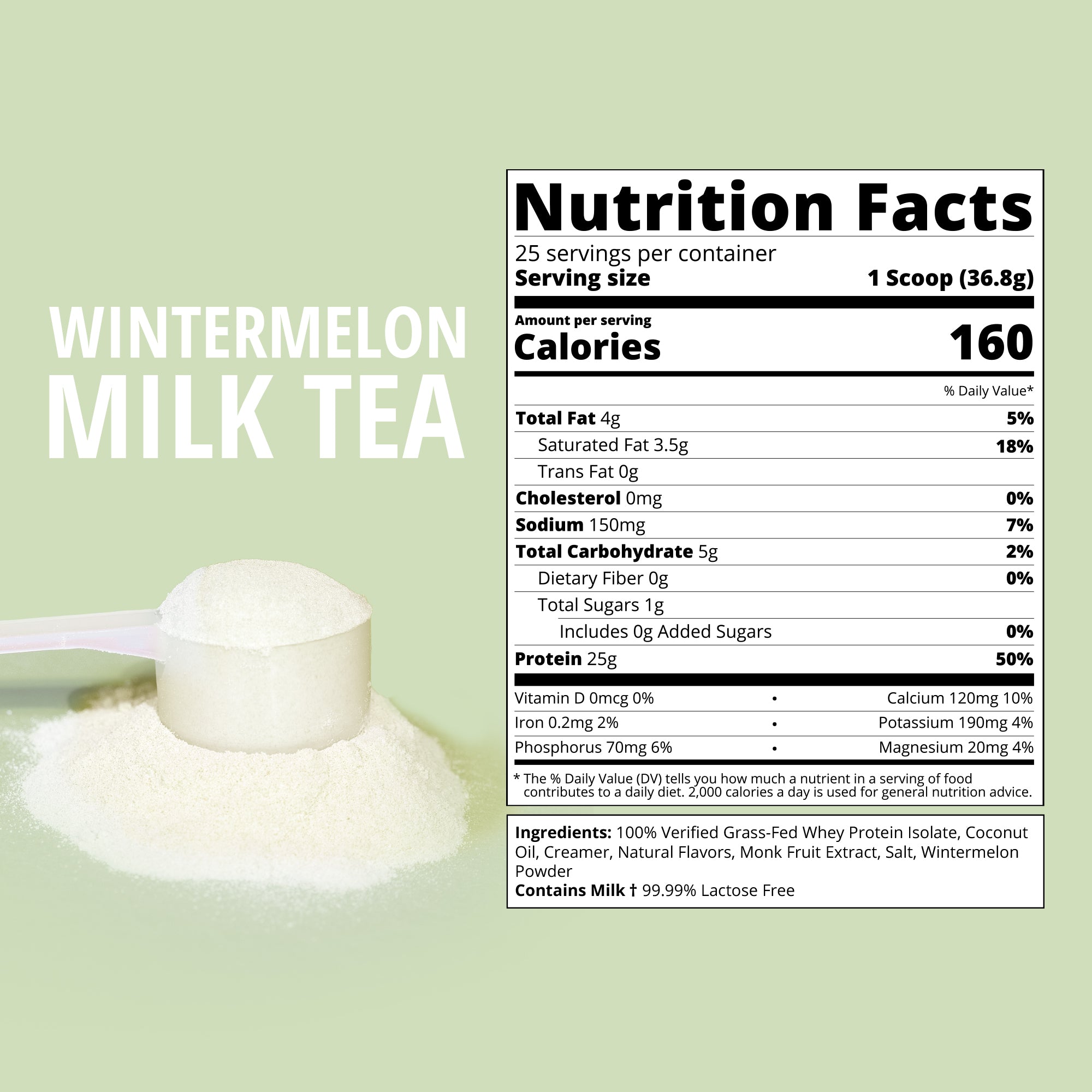 Wintermelon Milk Tea Whey Protein